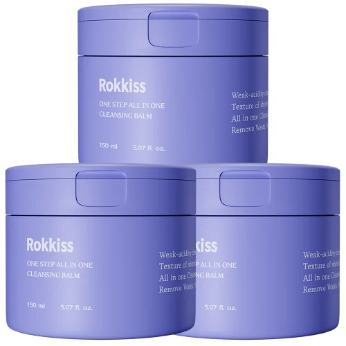 록키스 원스텝 올인원 약산성 클렌징밤 150ml 3개