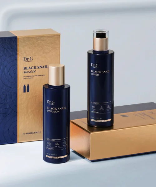 닥터지 블랙스네일 기초 2종 선물세트(토너150mL 에멀전150mL)