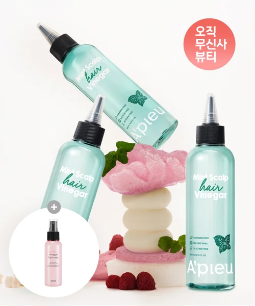 어퓨 민트 스칼프 헤어 식초 200ml