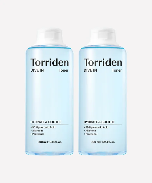 토리든 다이브인 저분자 히알루론산 토너 300ml x 2개 (+다이브인 크림 20ml)