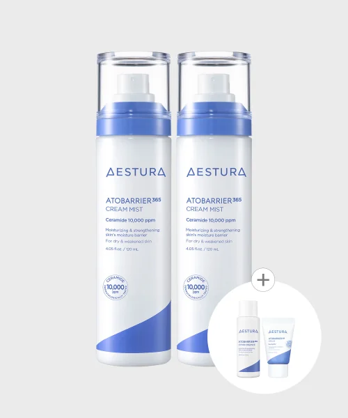 에스트라 아토베리어365 크림미스트 120ML 2개