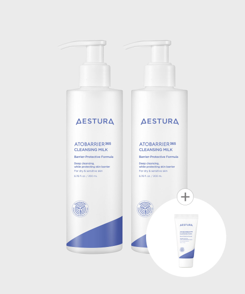 에스트라 아토베리어365 클렌징밀크 200ml x2