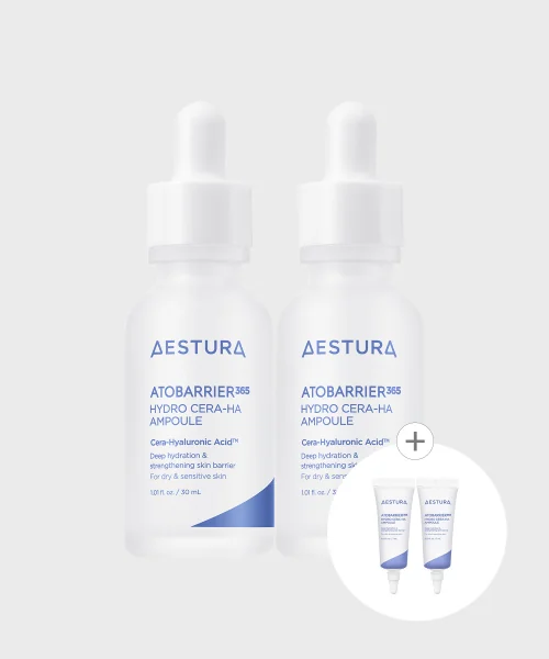 에스트라 아토베리어365 세라-히알 속수분 앰플 30ml 2개