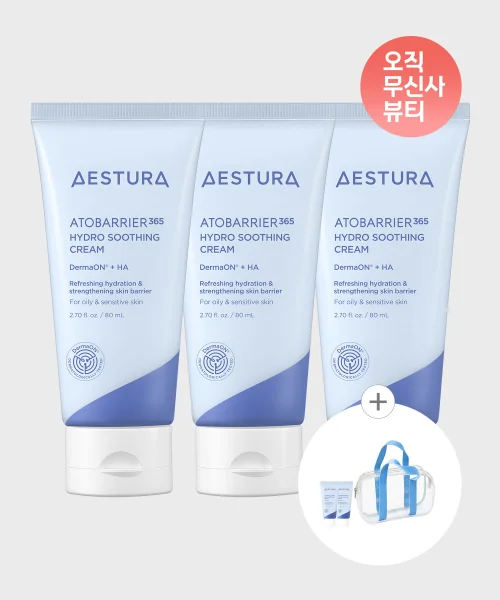 에스트라 아토베리어365 하이드로 수딩크림 80ml X 3개