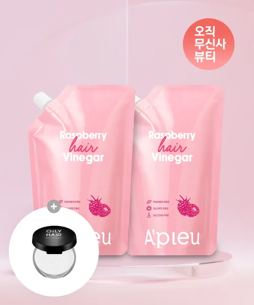 어퓨 라즈베리 헤어 식초(리필용) 400ml*2