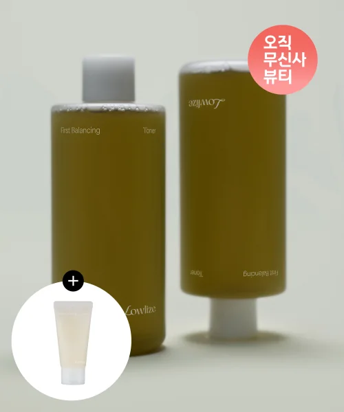 로우라이즈 퍼스트 밸런싱 토너 400ML (+크림40ML증정)