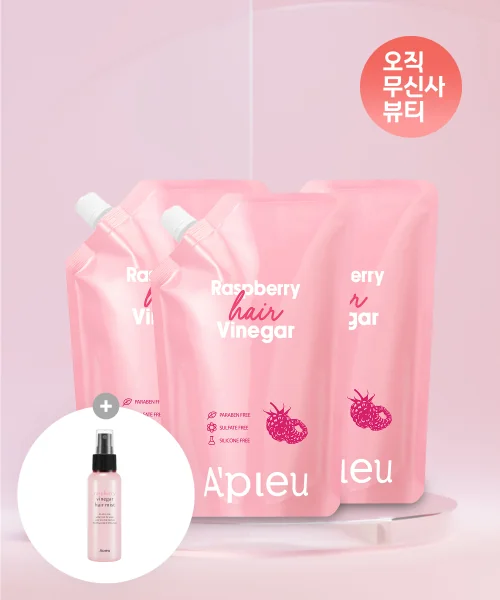 어퓨 라즈베리 헤어 식초 (리필용) 400ml