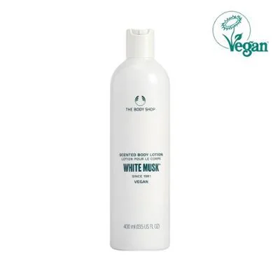 더바디샵 화이트 머스크 센티트 바디 로션 400ml