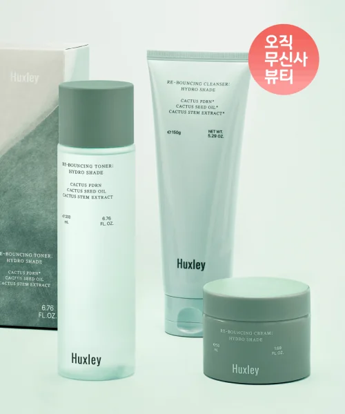헉슬리 리바운싱 토너+리바운싱 크림+리바운싱 클렌징