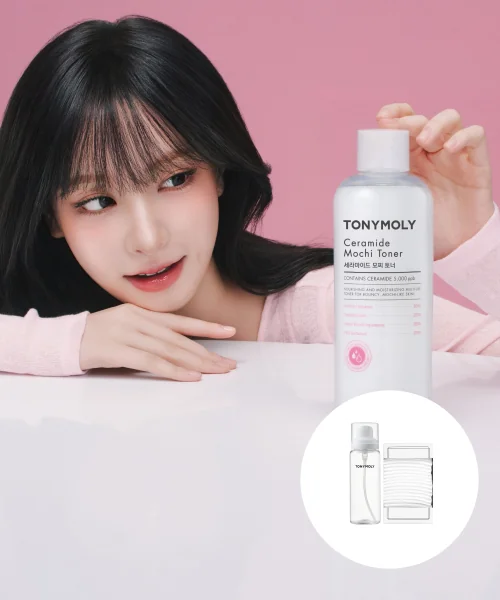 토니모리 세라마이드 모찌 토너 500ml(+미스트공병+화장솜 증정)