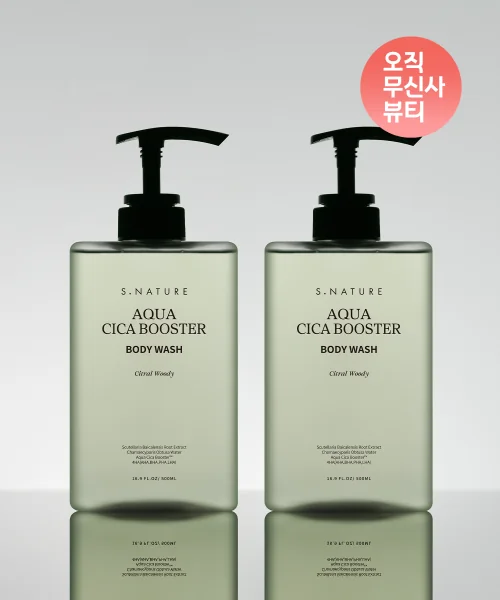 에스네이처 아쿠아 시카 부스터 바디워시 500ml