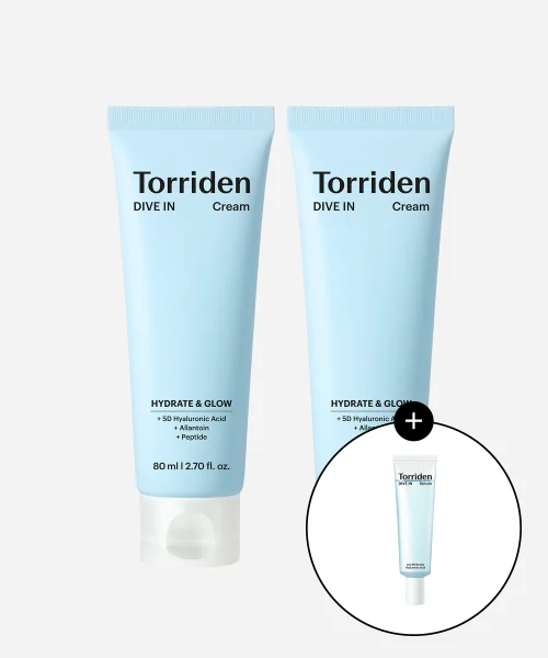 토리든 다이브인 저분자 히알루론산 크림 80ml x 2개 (+다이브인 세럼 20ml)