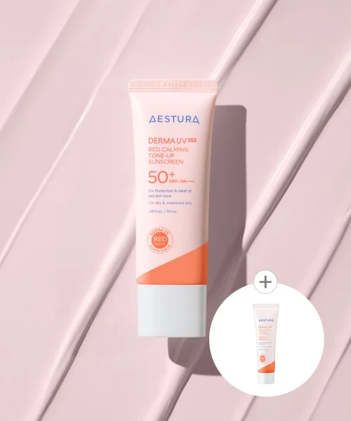 AESTURA DERMA UV365 Red Calming Tone-Up Suncream 40ml