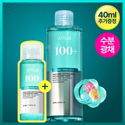 ANUA PDRN 100 Hyaluronic Acid Booster Toner 250ml Special Set (+40ml)