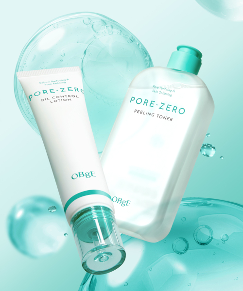 Beauskin Pore Zero Peeling Toner + Oil Control Lotion Set