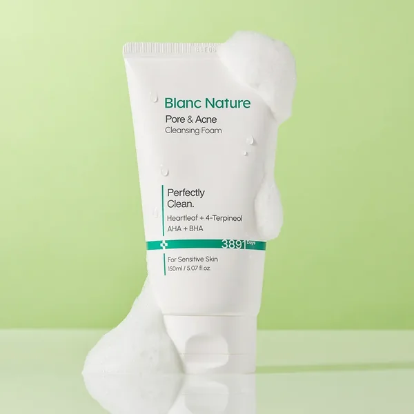 Blanc Nature Mousse Nettoyante Cleansing Foam 150mL