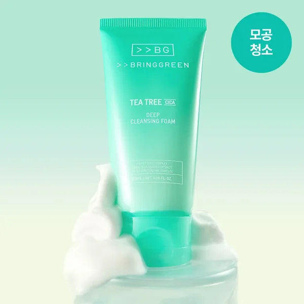 BRINGGREEN Tea Tree Cica Deep Cleansing Foam 200ml