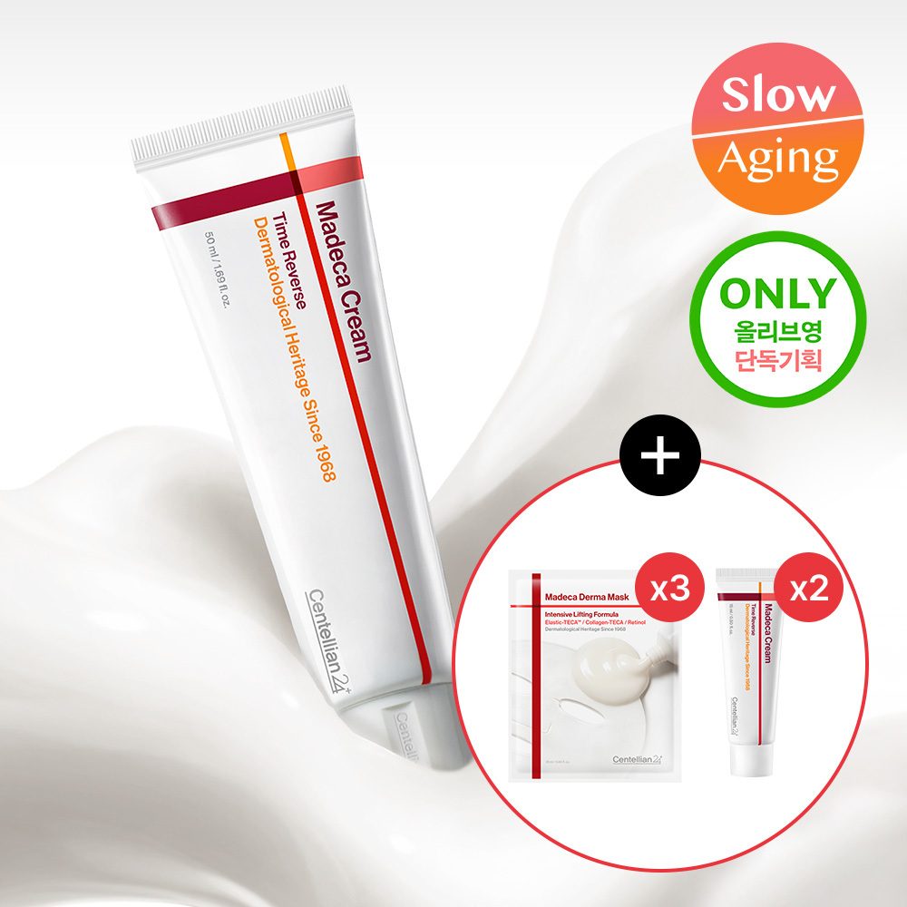 Centellian24 Madeca Cream Time Reverse 50ml Set (+15ml*2ea+Derma Mask Sheet 3ea)