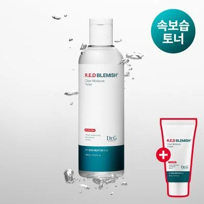 Dr.G Red Blemish Clear Moisture Toner Special Set (Toner 300ml + Cream 30ml)