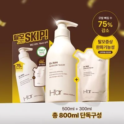 HAARR Dr. Ran Hair Loss Relief Shampoo 500ML Single / Special Set