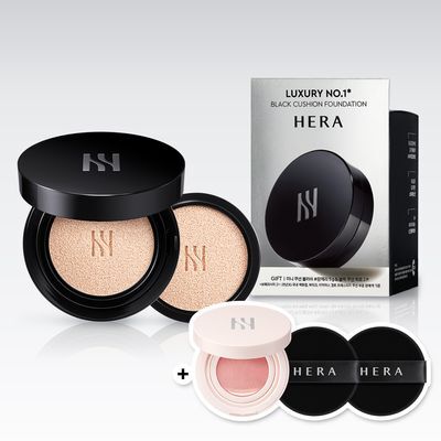 HERA Black Cushion Foundation Special Set (15g+15g)