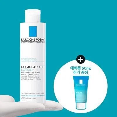 La Roche-Posay Effaclar K(+) Toner 200ml Special Set (+ Effaclar Purifying Foaming Gel 50ml)