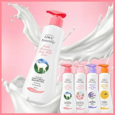 Lebeage Perfume Body Lotion 4 Types (Goat's Milk / Lavender / Royal Jelly / London Rose)