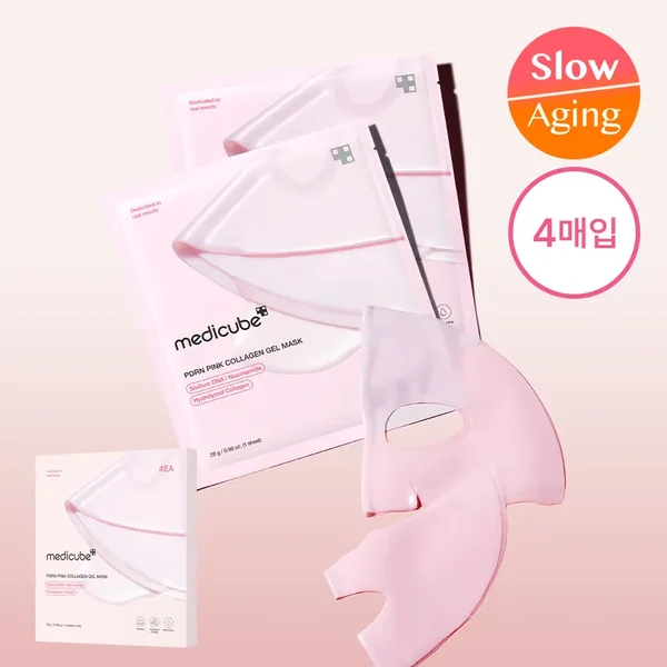 medicube PDRN Pink Collagen Gel Mask Sheet 4ea
