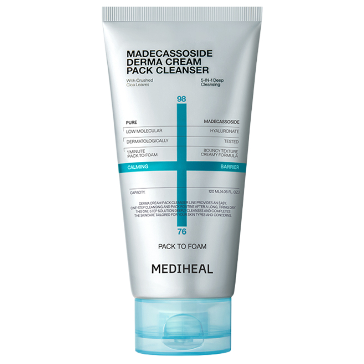 MEDIHEAL DERMA CREAM PACK CLEANSER [MADECASSOSIDE CALMING BARRIER]