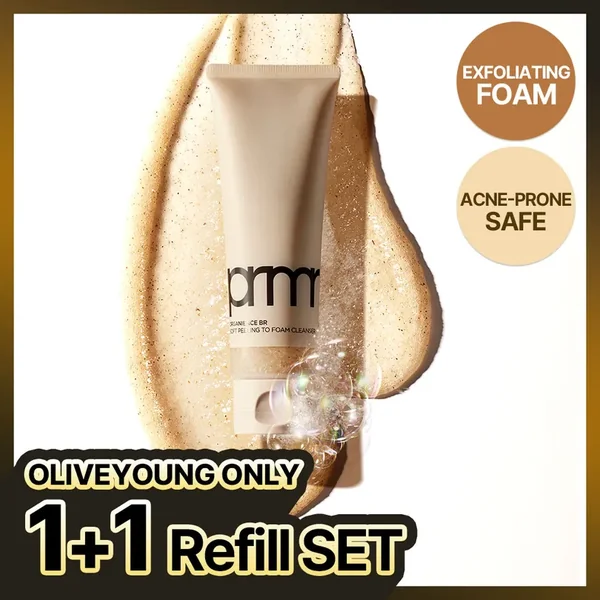 Primera Organience BR Soft Peeling To Foam Cleanser 120ml (2 Options) (SINGLE/SET)