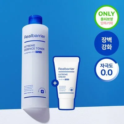 Real Barrier Extreme Essence Toner 300ml Special Set (+ Extreme Cream 25ml)