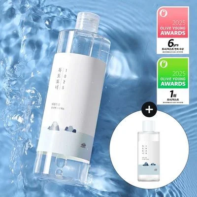 ROUND LAB 1025 Dokdo Toner 500ml Special Set (+100ml)