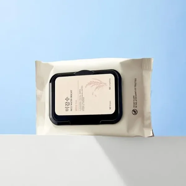 THE FACE SHOP Rice Water Bright Cleansing Wipes 50 Sheets