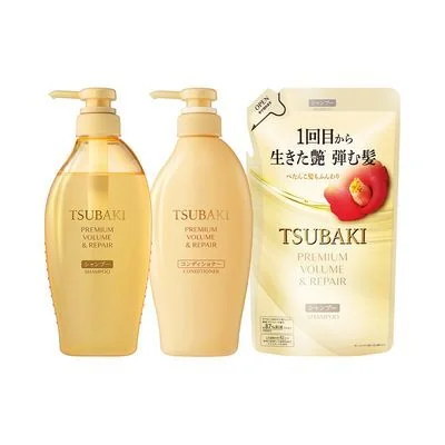 TSUBAKI Premium Volume & Repair Shampoo and Conditioner Set
