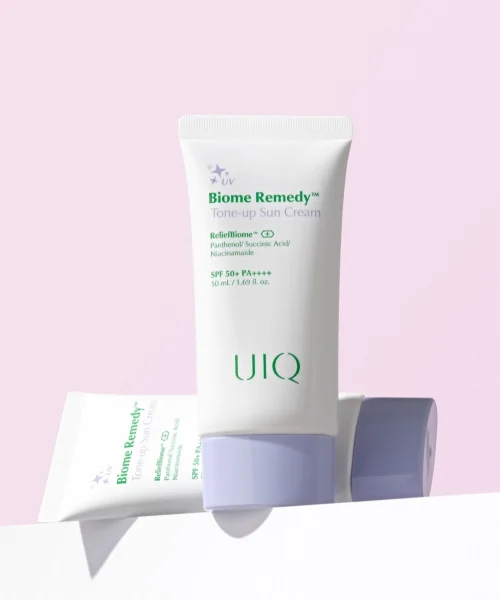 UIQ Biome Remedy Tone Up Sun Cream Purple 50ml