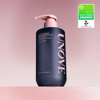 UNOVE Deep Damage Repair Shampoo 500ml (Choose 1)