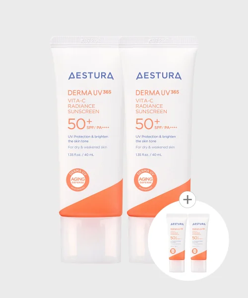에스트라 더마UV365 비타C 광채수분 선크림 40ml * 2