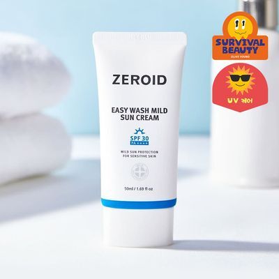 ZEROID PIMVE Easy Wash Mild Sunscreen SPF50+ PA++++